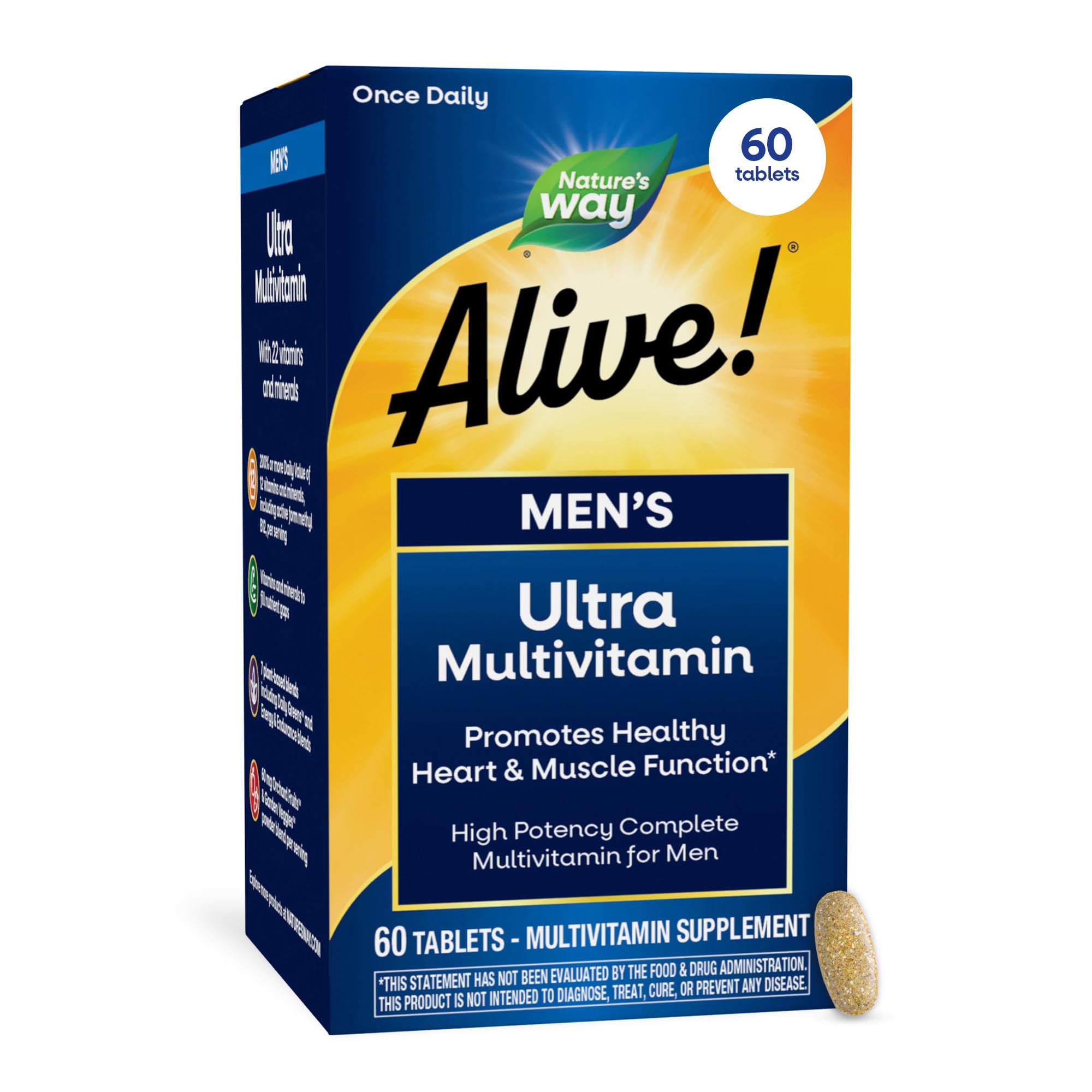 Nature's Way Ultra Once Daily Men's Multivitamin front view