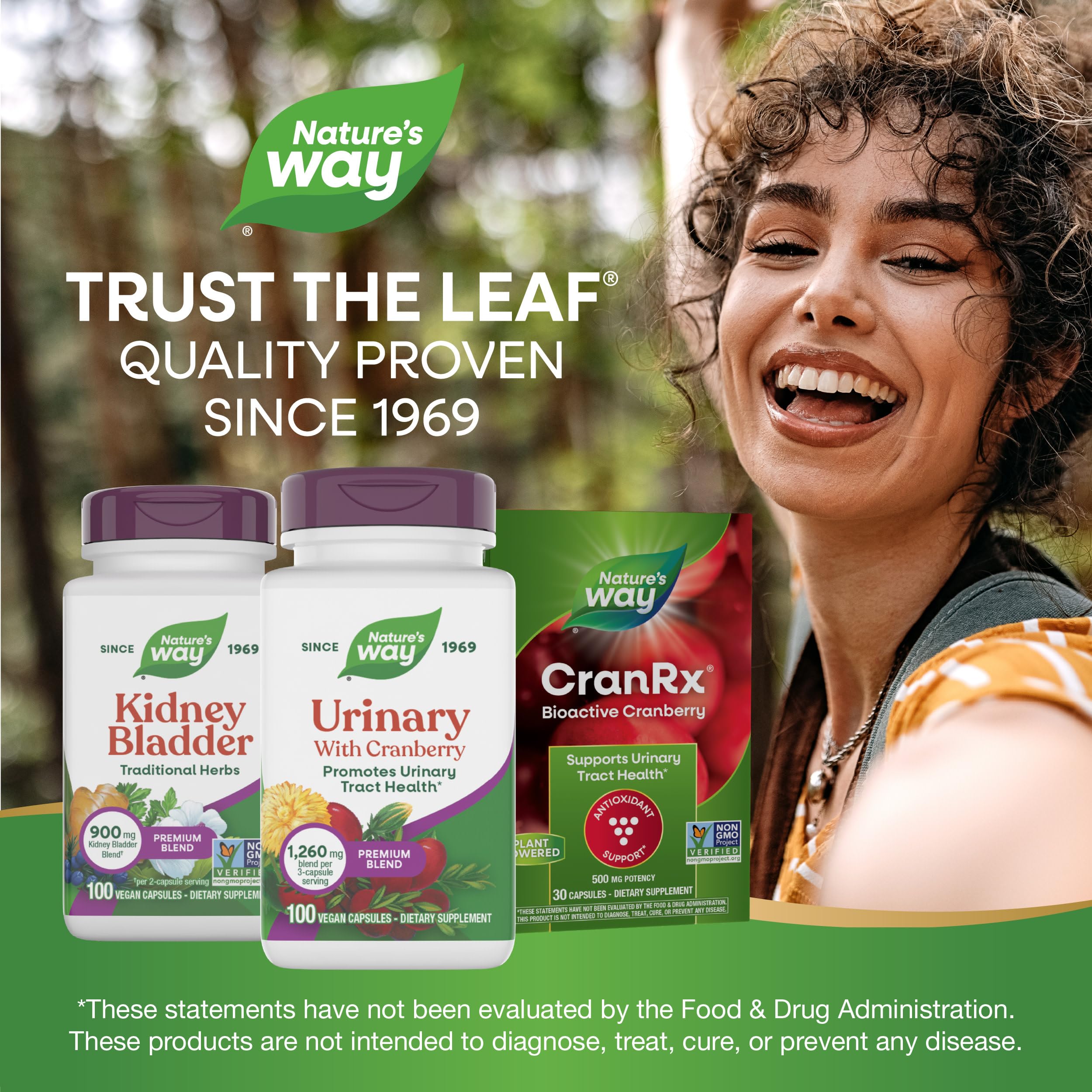 Nature's Way Urinary with Cranberry packaging details