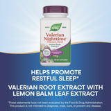 Nature's Way Valerian Nighttime Premium Blend 320mg packaging