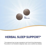 Nature's Way Valerian Nighttime Premium Blend 320mg side view