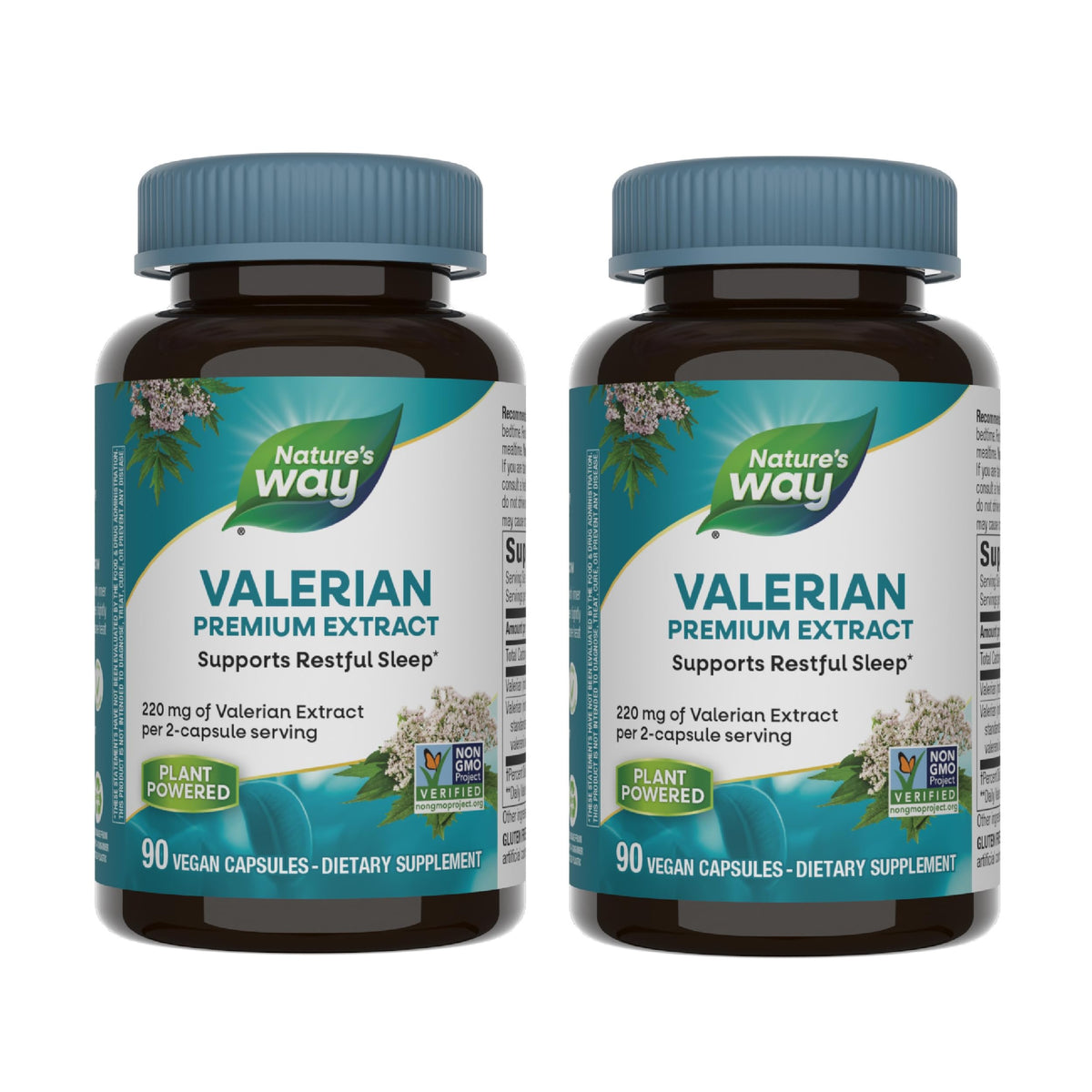 Nature's Way Valerian Root Capsules 196g front view