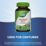 Nature's Way Valerian Root capsules on a wooden table