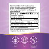 Nature's Way Vitamin C-500 with Rose Hips ingredients list