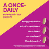 Nature's Way Women’s Complete Multivitamin back view with ingredient list