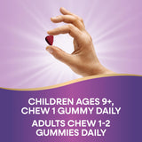 Nature's Way Zinc Gummies displayed with fresh berries