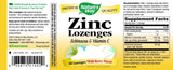 Nature's Way Zinc Supplement packaging details