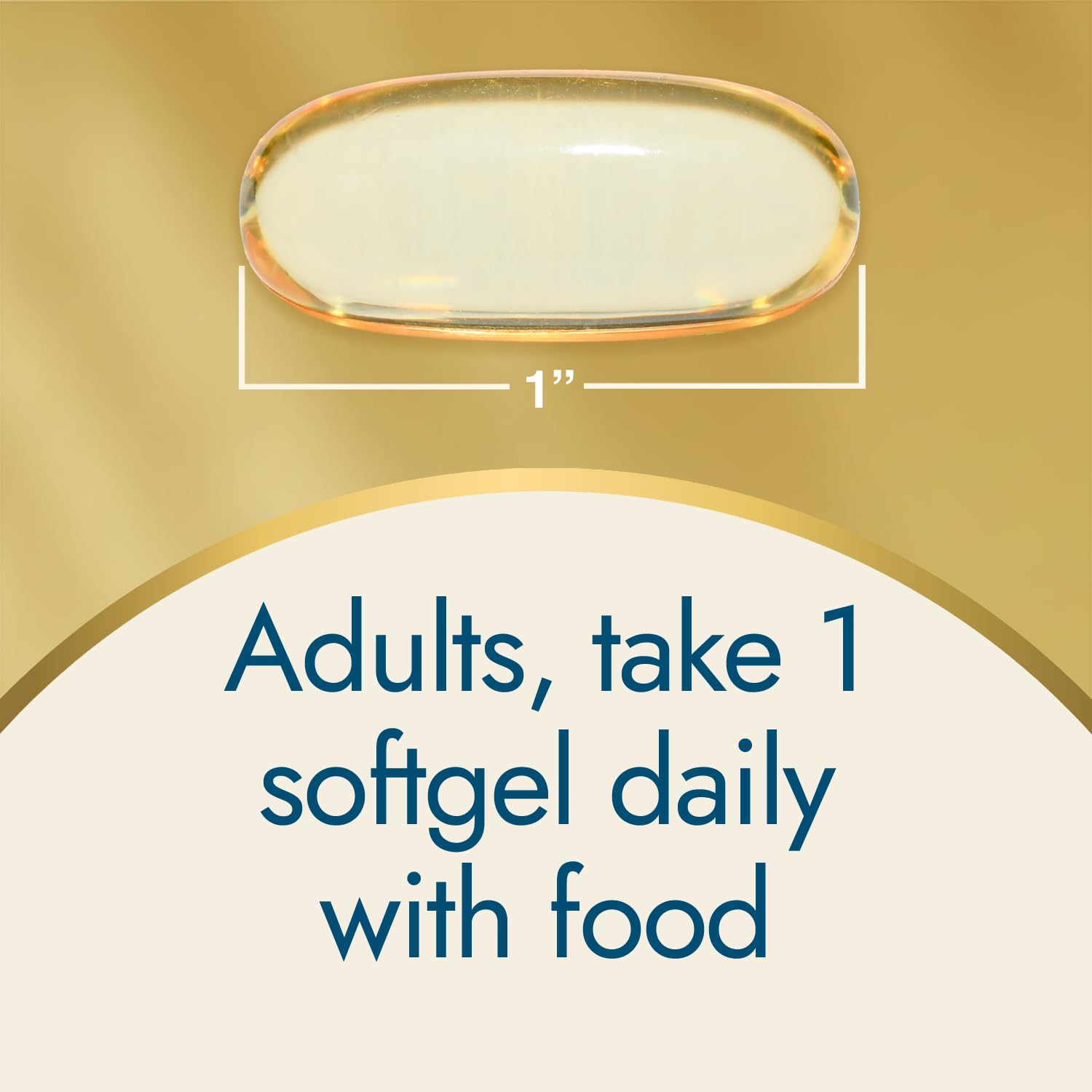 Nature's Wonder Omega 3 Fish Oil Softgels in hand