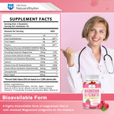 Nature'sRhythm Magnesium Gummies packaging side view