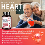 NATURE TARGET CoQ10 100mg softgels back view with ingredient list