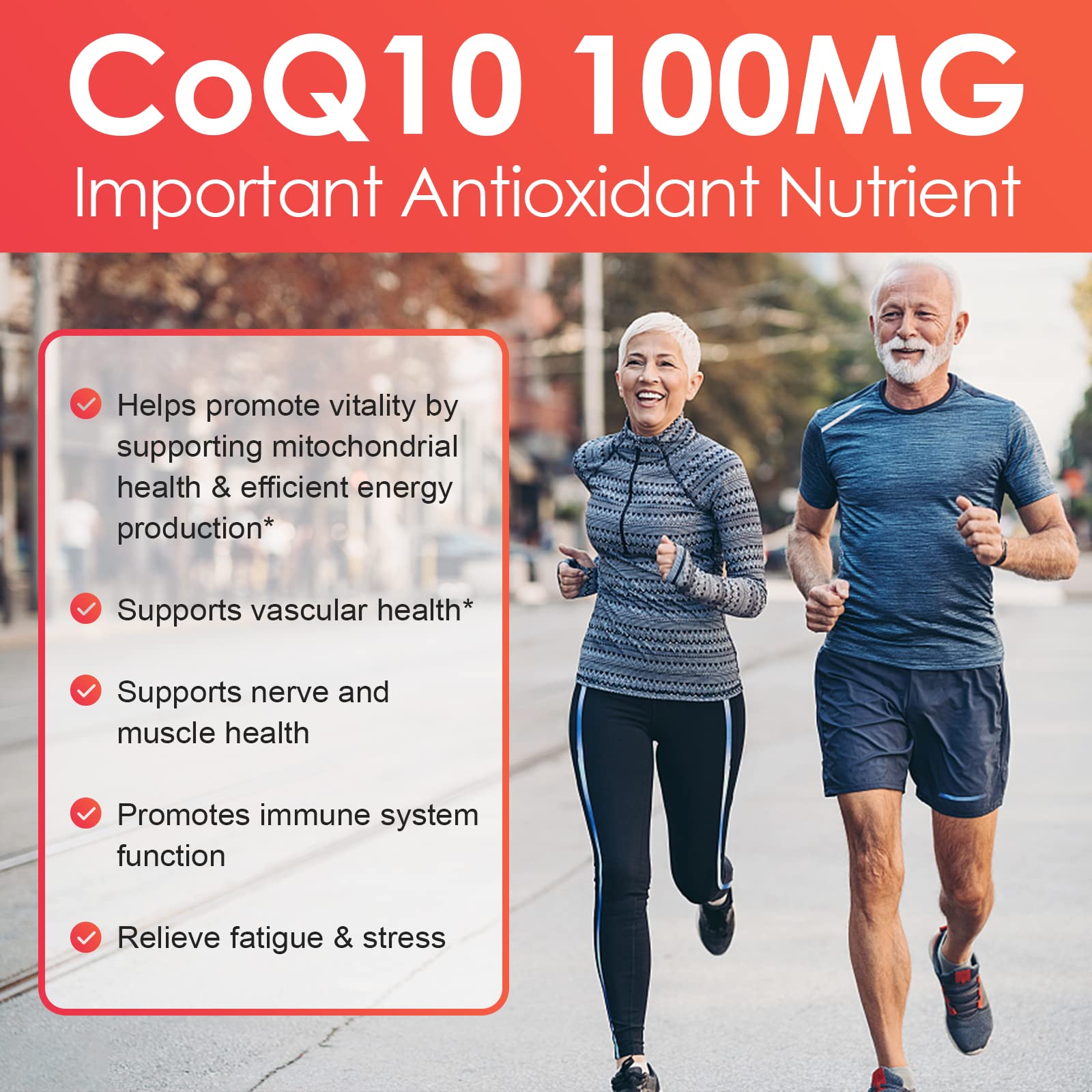 NATURE TARGET CoQ10 100mg softgels bottle with cap