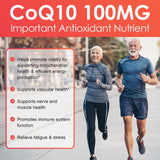 NATURE TARGET CoQ10 100mg softgels bottle with cap