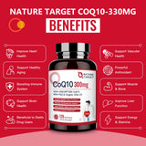 NATURE TARGET CoQ10 300mg Softgels packaging details