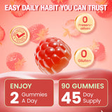 NATURE TARGET CoQ10 Gummies 200mg bottle with cap open