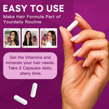 NATURE TARGET Hair Growth Vitamins lifestyle scene