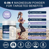 NATURE TARGET Magnesium Complex Powder back view with ingredient list