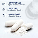 NATURE TARGET Magnesium Glycinate Capsules 1000mg capsules on a table