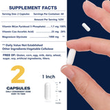NATURE TARGET Magnesium Glycinate Capsules 1000mg side view
