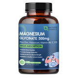 NATURE TARGET Magnesium Glycinate Capsules 500mg front view