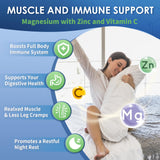 NATURE TARGET Magnesium Glycinate Capsules with nutritional information