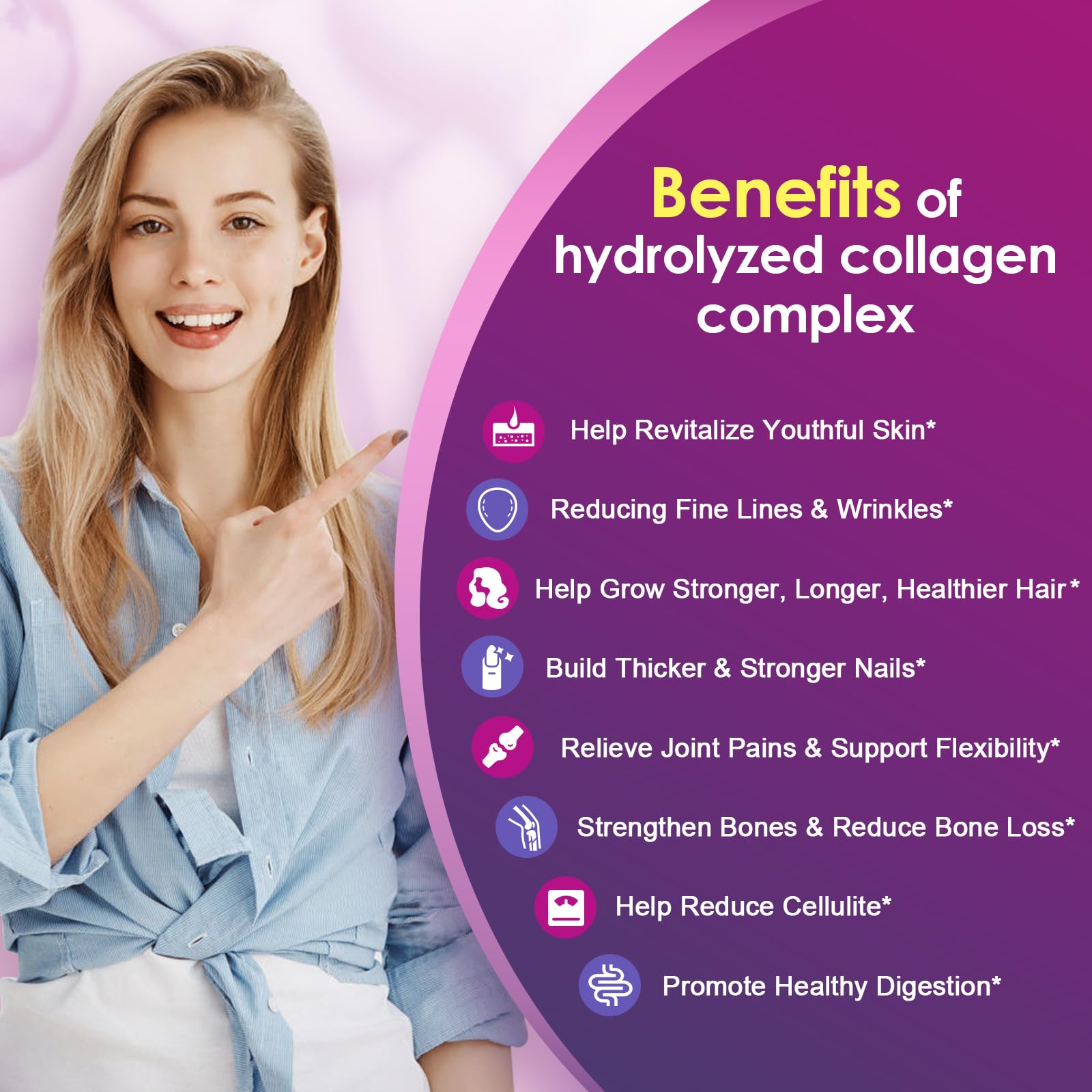 NATURE TARGET Multi Collagen Powder ingredients list on packaging