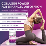NATURE TARGET Multi Collagen Powder side view of container