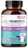 NATURE TARGET Probiotics 5 in 1 supplement front view