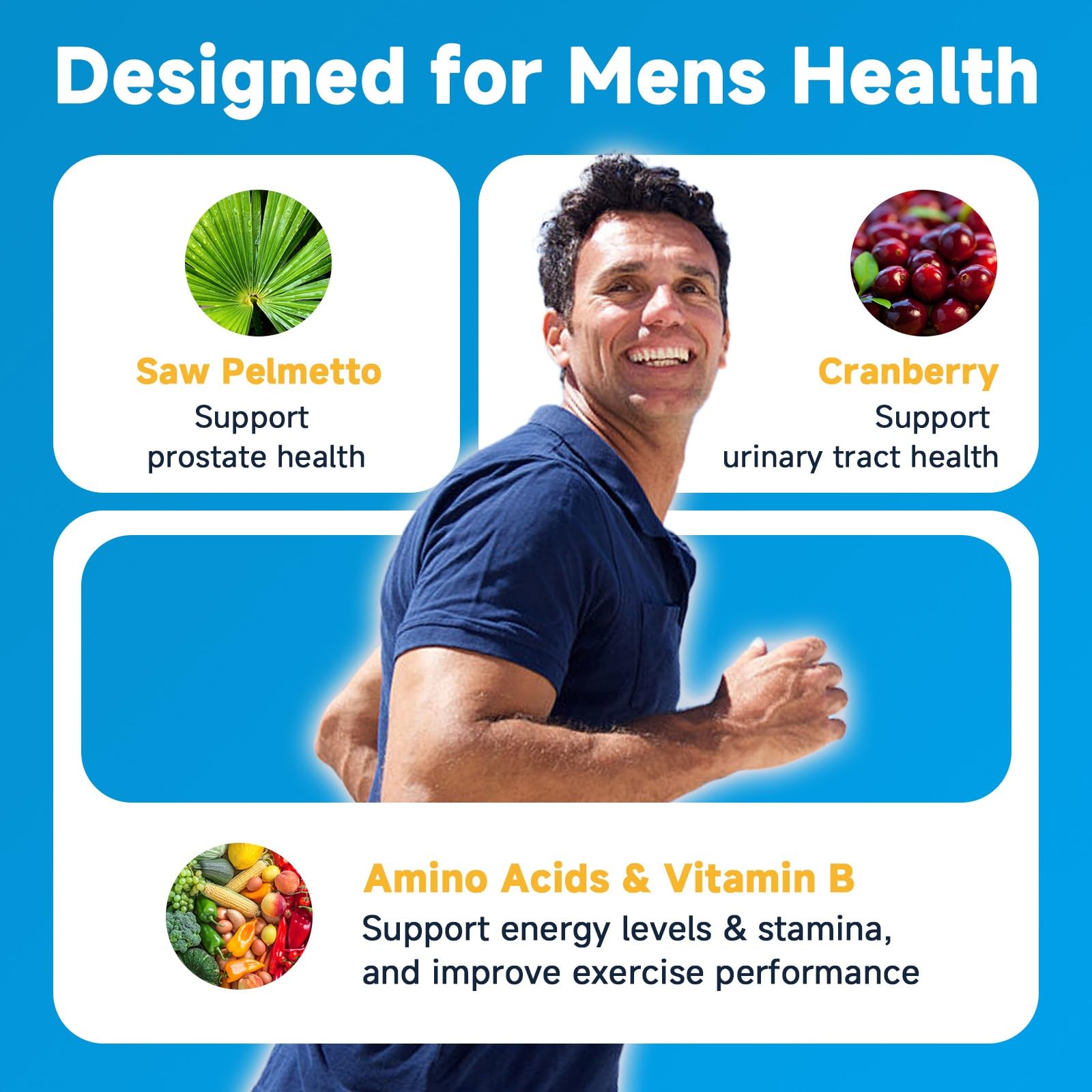 NATURE TARGET Probiotics for Men ingredients list on packaging