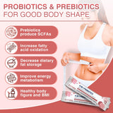 NATURE TARGET Probiotics for Women with a glass of water