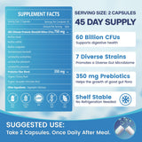 NATURE TARGET Sbo Probiotics bottle with open cap