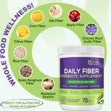 NATURE TARGET Super Fiber Powder 440g scoop with powder