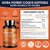 NATURE TARGET Ubiquinol CoQ10 300mg softgels side view