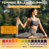NATURE TARGET Vaginal Health Gummies open bottle showing gummy count