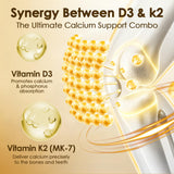 NATURE TARGET Vitamin D3 & K2 Capsules close-up of capsules