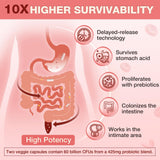 NATURE TARGET Women's Probiotic 60 Billion CFU capsules close-up