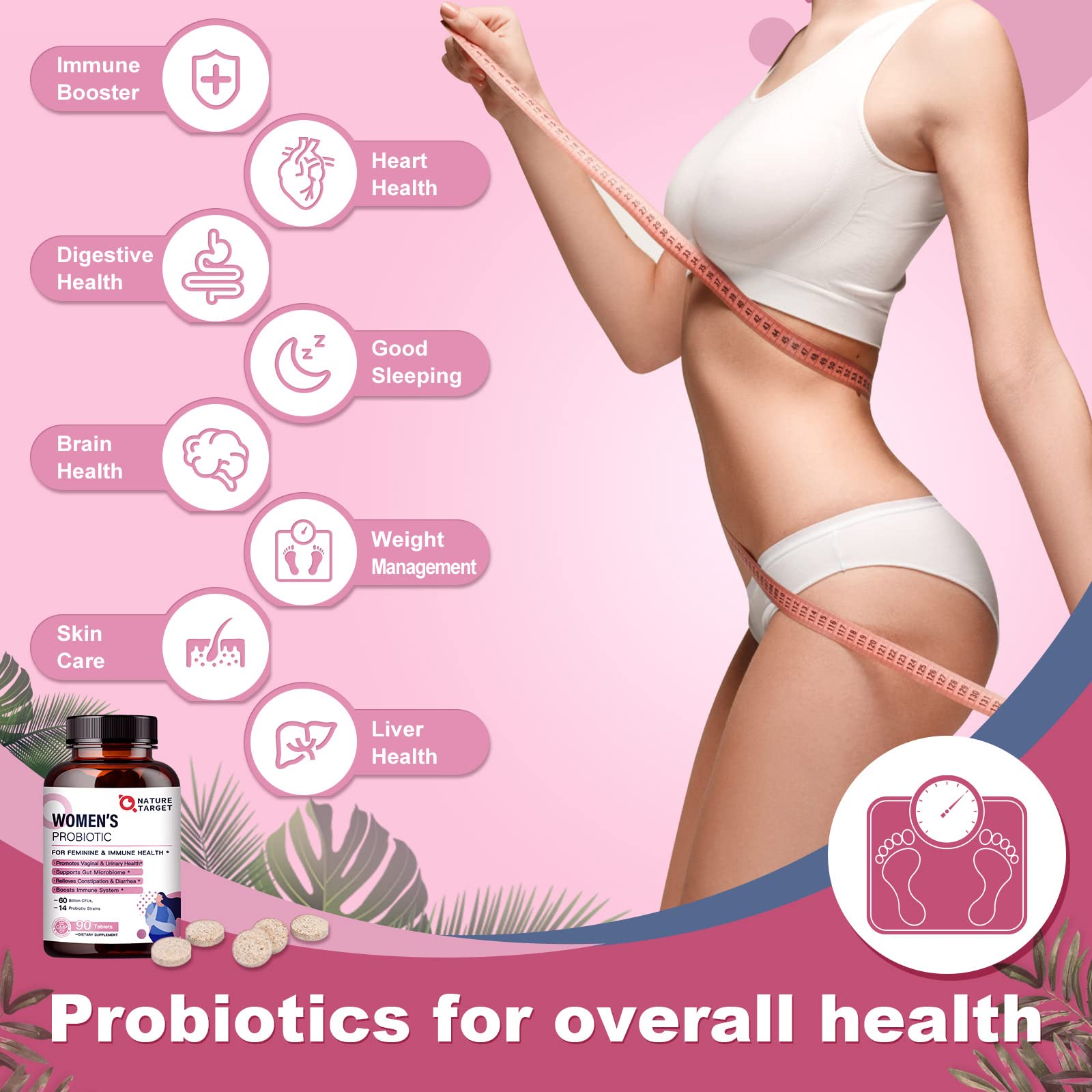 NATURE TARGET Women's Probiotics ingredients list