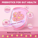 NATURE TARGET Women's Probiotics & Prebiotics on a kitchen counter