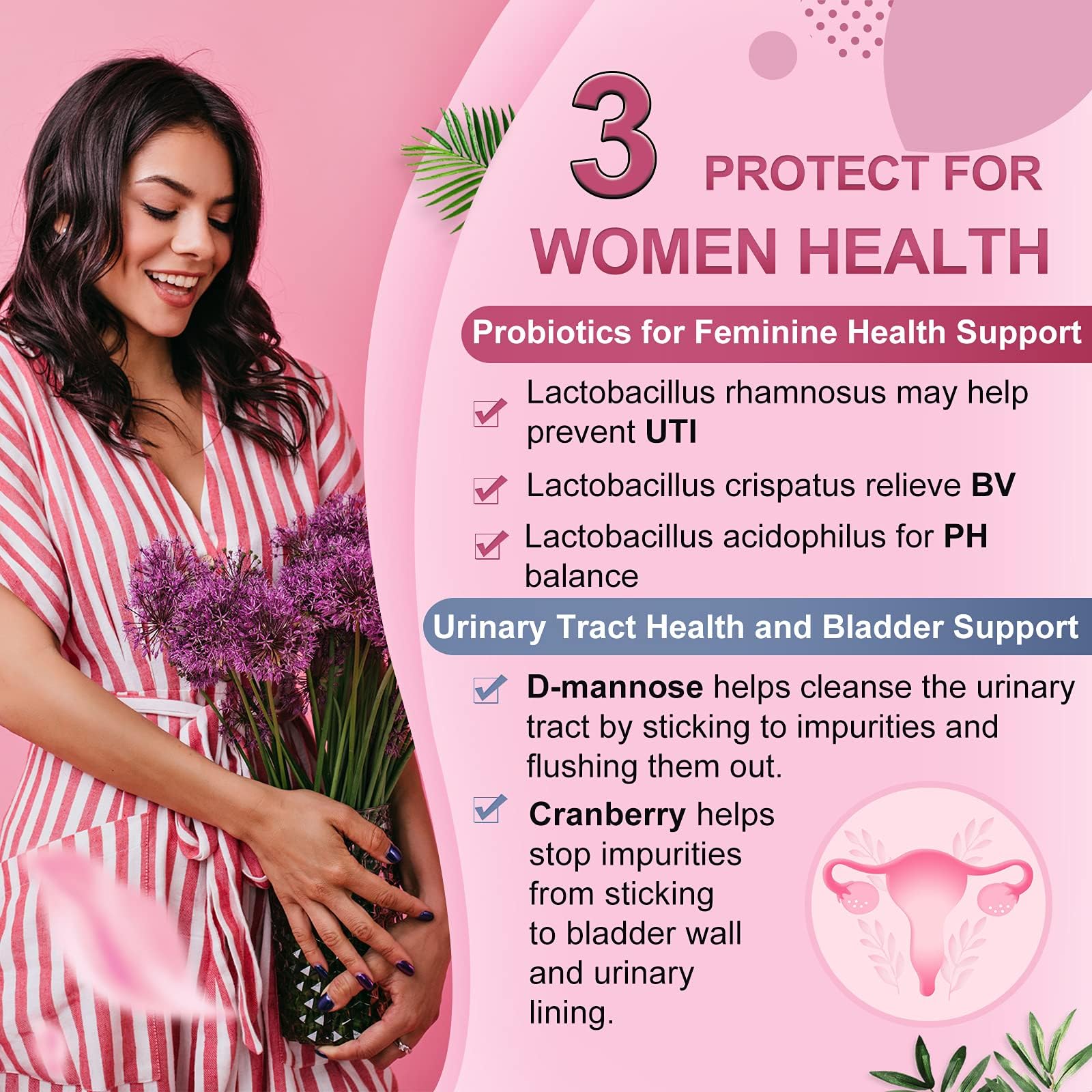 NATURE TARGET Women's Probiotics small tablet size comparison
