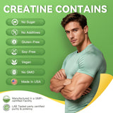 Nature Whisper Creatine Monohydrate Powder on a gym bench
