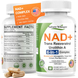 Nature Whisper Resveratrol 6-in-1 Supplement front view