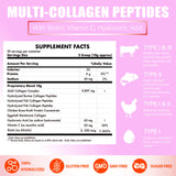 Nature4U Multi Collagen Peptides Powder serving suggestion in a smoothie