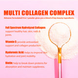 Nature4U Multi Collagen Peptides Powder with scoop included