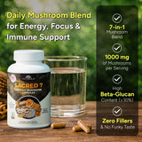 Naturealm Sacred 7 Mushroom Complex 180 vegetarian capsules
