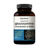 NatureBell Advanced Glucosamine Chondroitin & MSM bottle front view