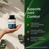 NatureBell Advanced Glucosamine Chondroitin & MSM bottle side view