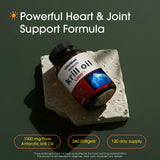 NatureBell Antarctic Krill Oil 1000mg softgels bottle with label