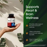 NatureBell Antarctic Krill Oil 1000mg softgels close-up of softgel