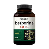 NatureBell Berberine 500mg supplement bottle front view