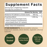 NatureBell Berberine Capsules side view showing capsule details
