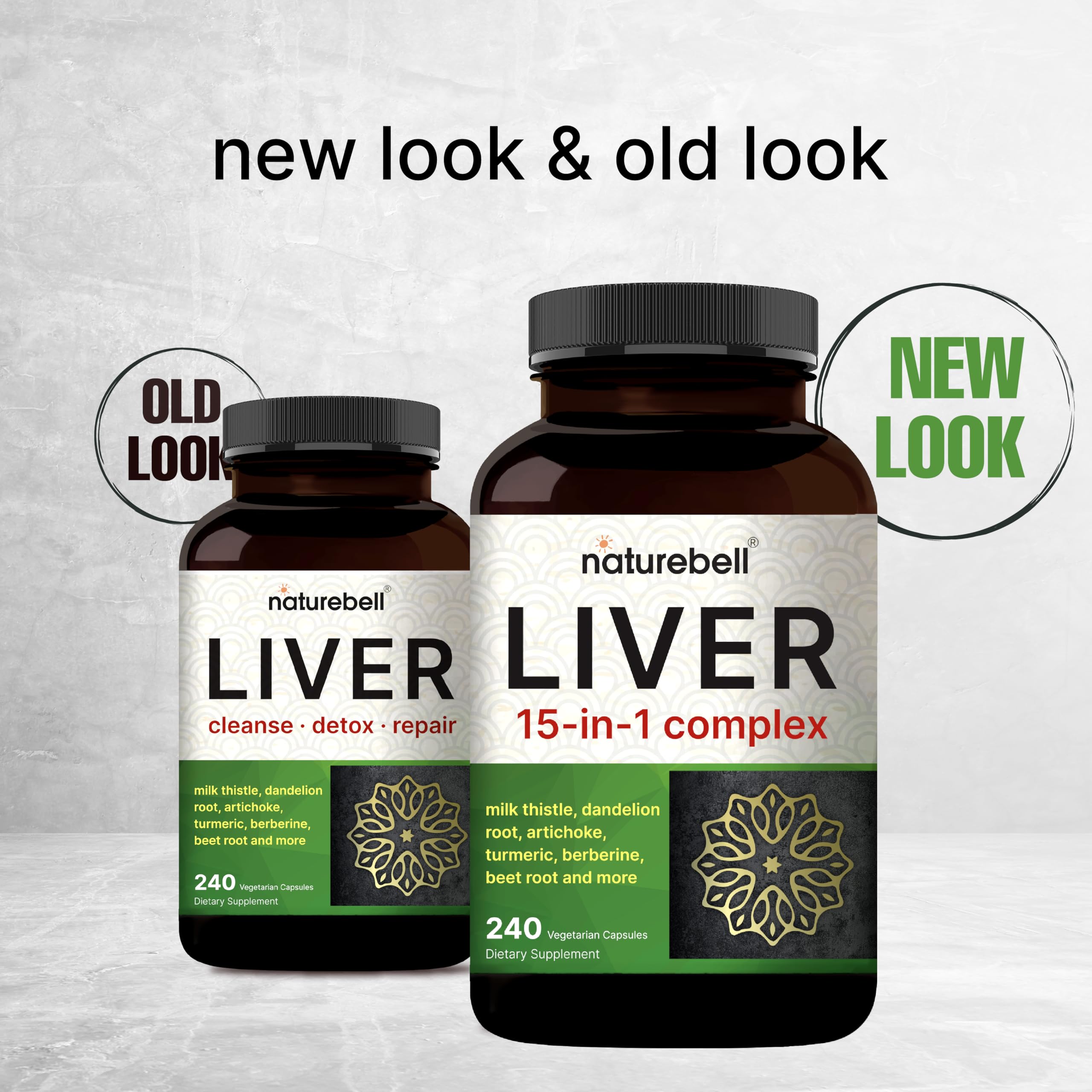 NatureBell Black Currant Oil capsules in a hand