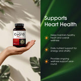 NatureBell CoQ10 400mg Omega-3 Fatty Acids Capsules in hand